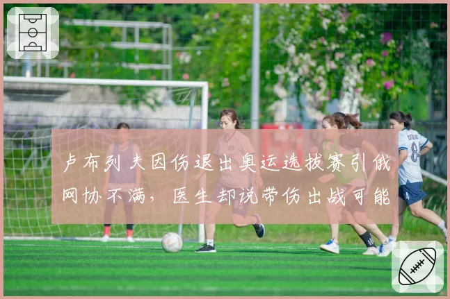 卢布列夫因伤退出奥运选拔赛引俄网协不满,医生却说带伤出战可能终结职业生涯
